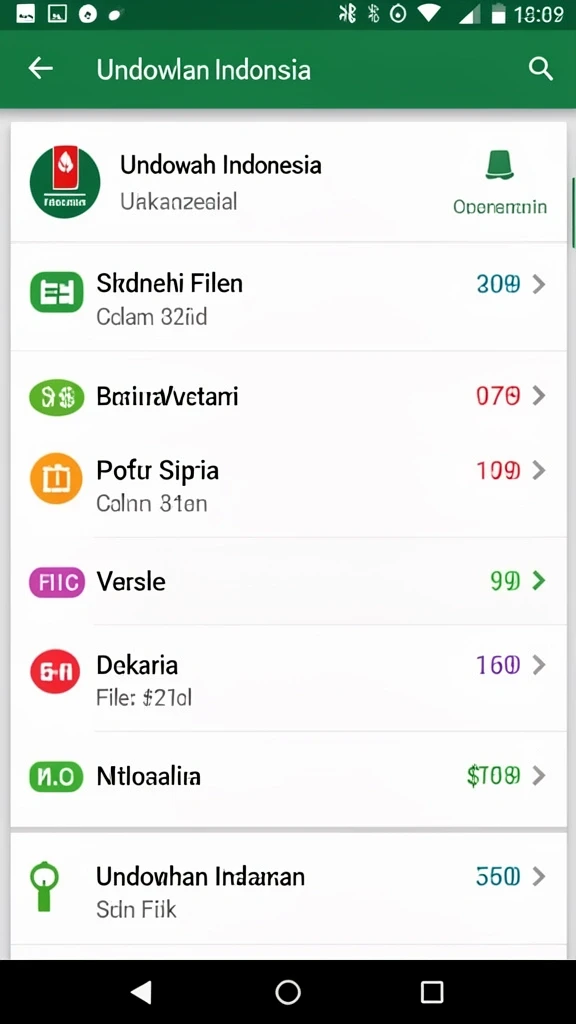 Screenshot menunjukkan antarmuka utama yang menarik.