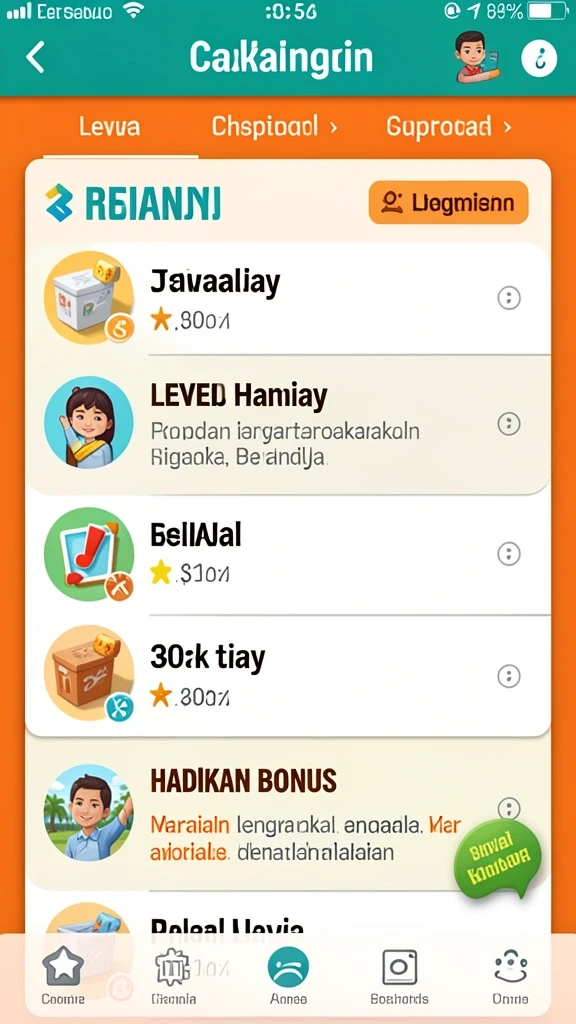 Screenshoot dari gameplay yang seru dan dinamis.