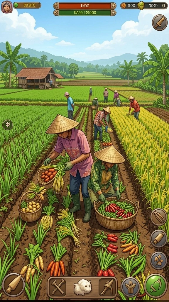 Tampilan antarmuka yang menarik dan modern.
