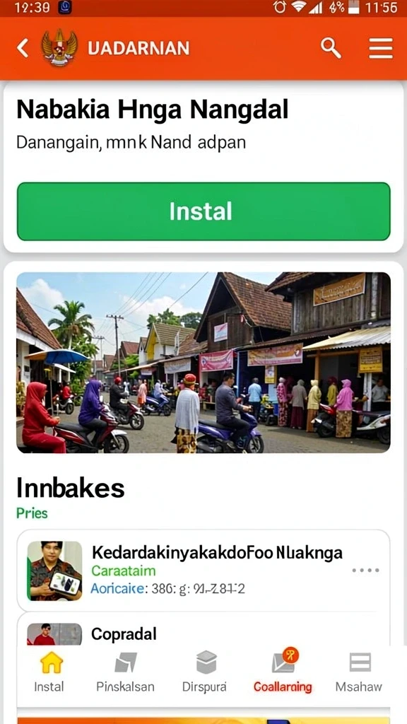 Tampilan antarmuka yang user-friendly dan menarik.