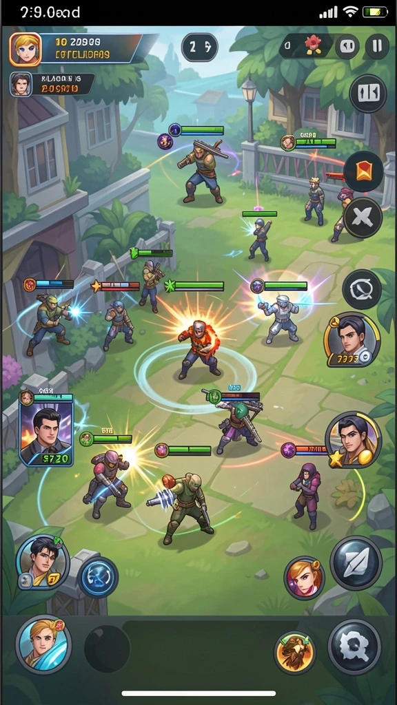 Tampilan awal game yang memukau dan intuitif.