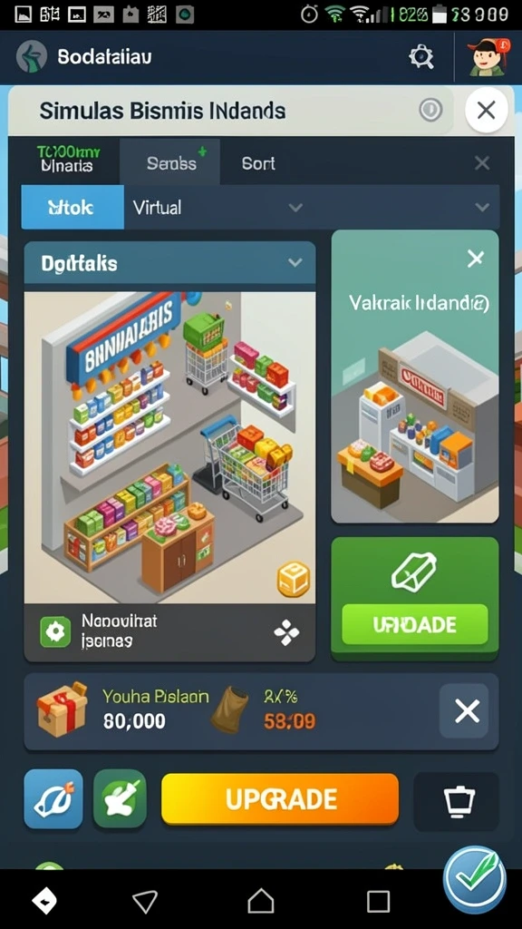 Tampilan antarmuka yang user-friendly dan menarik.
