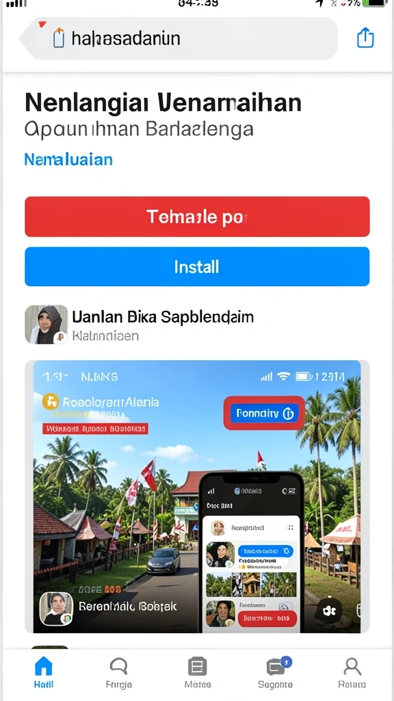 Tampilan antarmuka CU888 yang ramah pengguna.