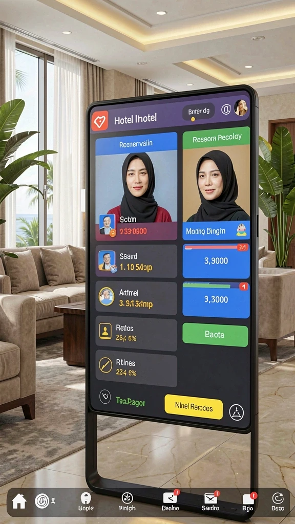 Tampilan antarmuka yang intuitif dan menarik.