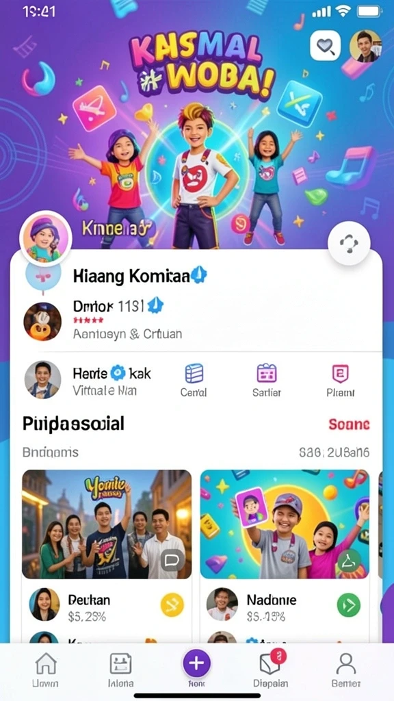 Visualisasi dari mode multiplayer yang mendebarkan dan interaktif.