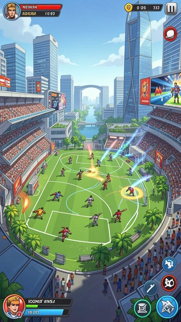 Salah satu level menantang dengan rintangan yang menarik.