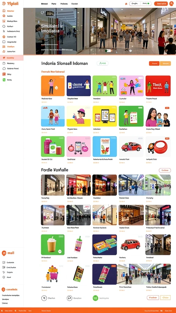Tampilan antarmuka yang menarik dan user-friendly.