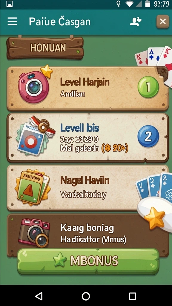 Gambar karakter dalam aksi penuh semangat.