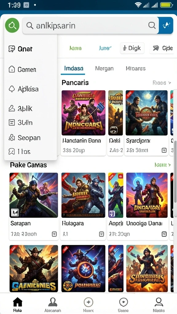 Tangkapan layar menunjukkan karakter yang sedang bertarung.
