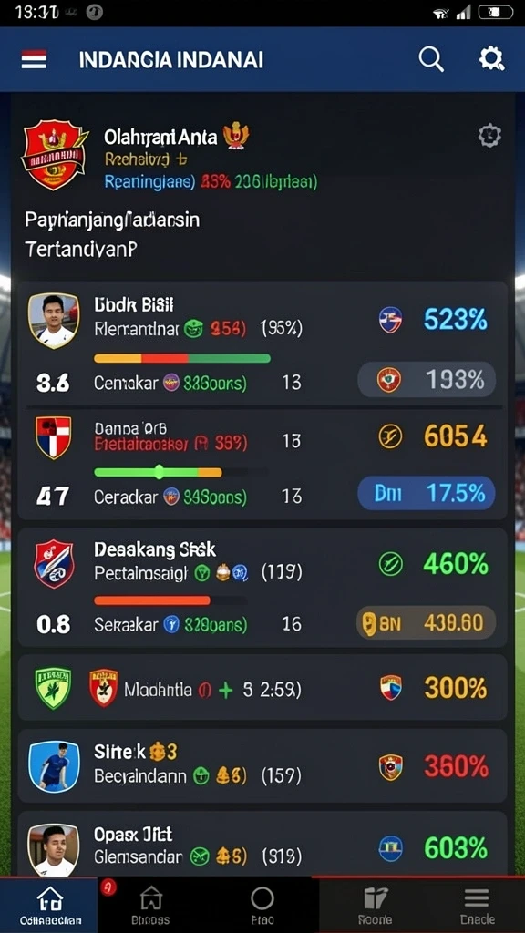 Tampilan awal yang menarik dengan grafis cerah.