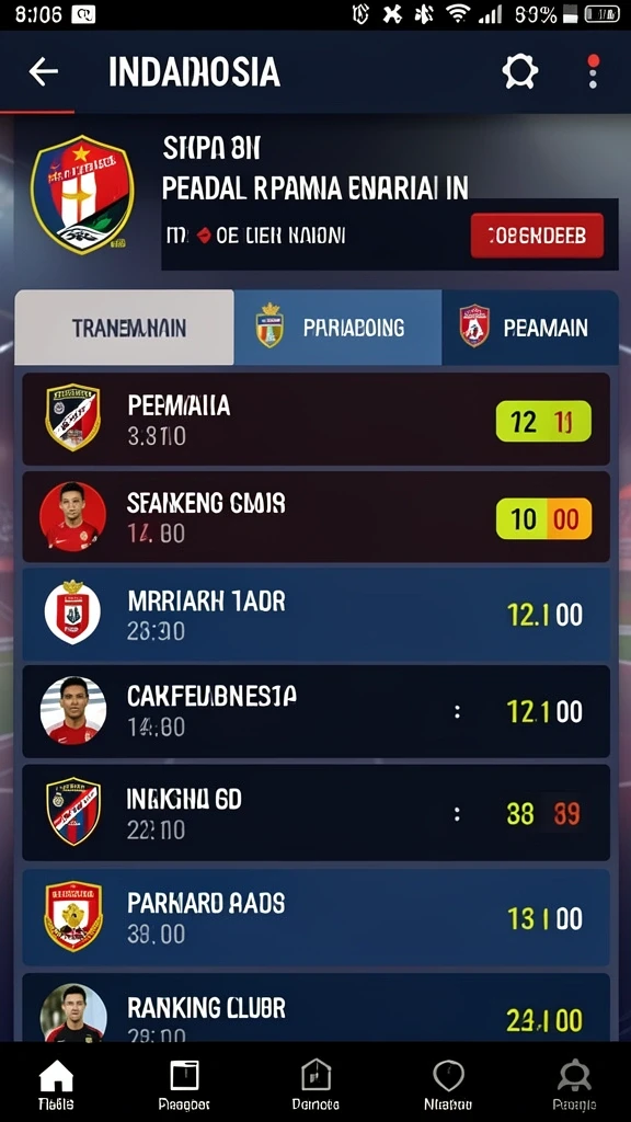 Interaksi dengan teman di leaderboard.