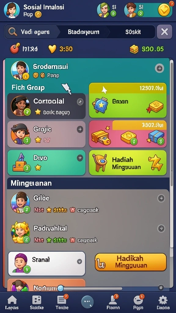 Tampilan antarmuka utama JPS888 yang menarik.