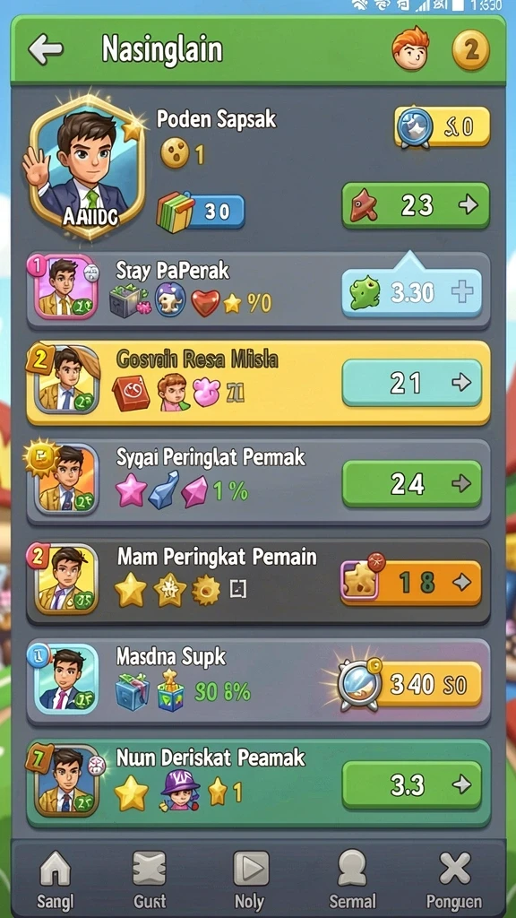 Tampilan grafis yang cerah dan memukau.