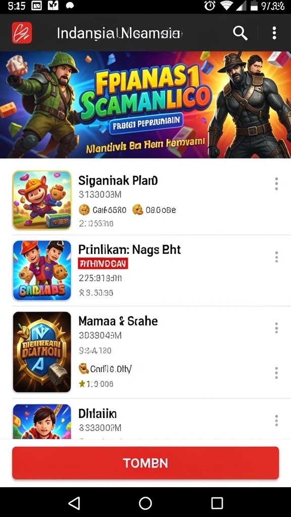 Tampilan antarmuka yang ramah pengguna dan menarik.