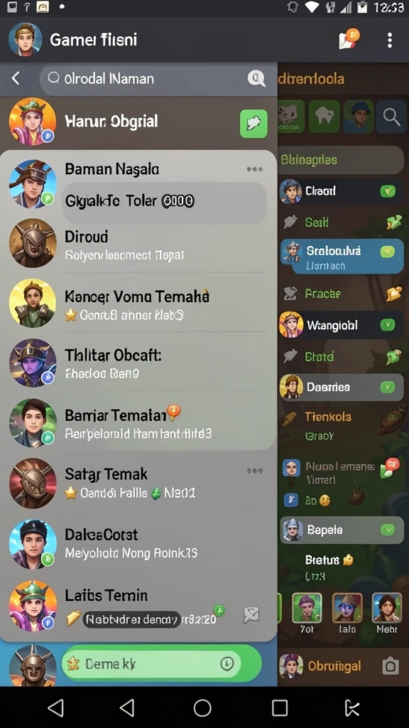 Karakter unik dengan desain yang menarik dan beragam.