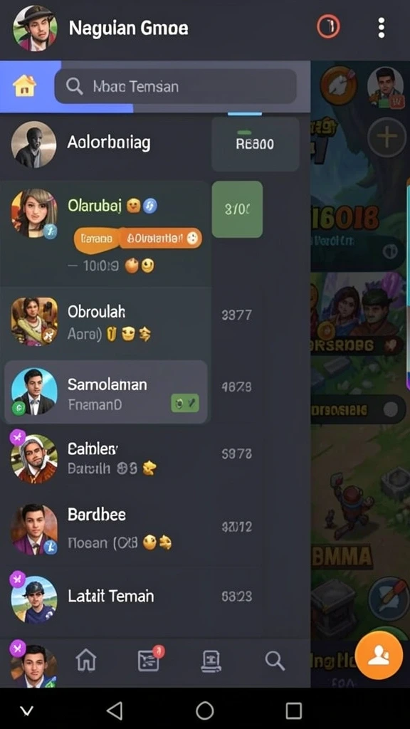 Mini games seru yang tersedia untuk dimainkan.