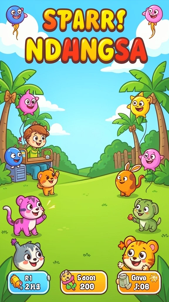 Gameplay seru dengan berbagai tantangan menunggu.