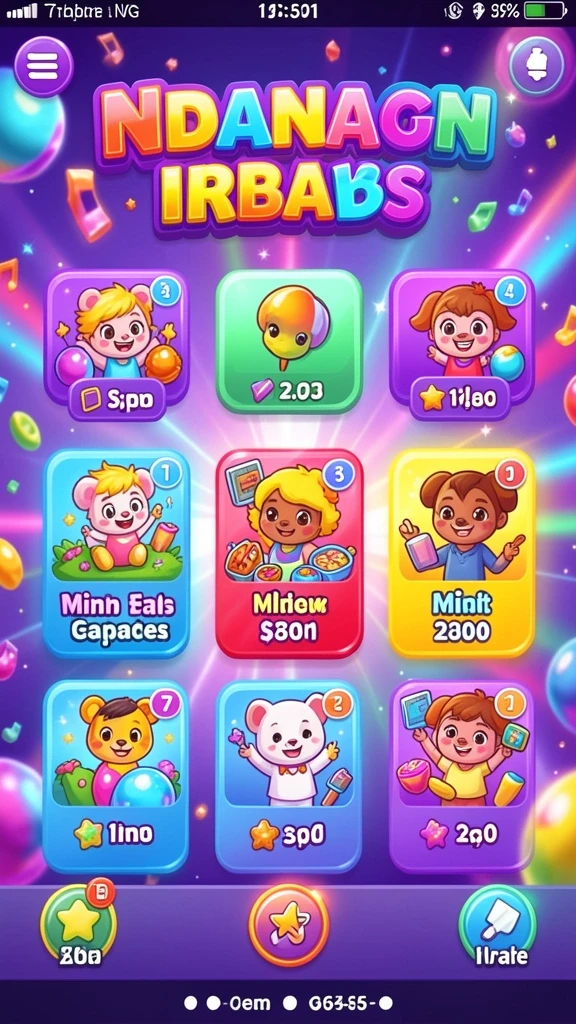 Screenshot menampilkan level baru yang menantang.