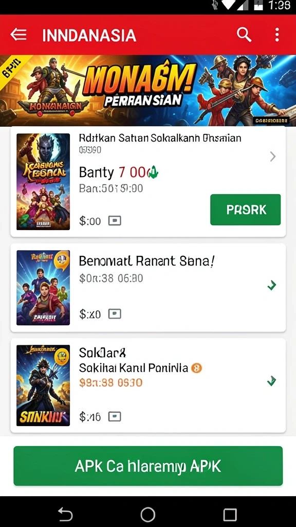 Tampilan level pertama yang menakjubkan.