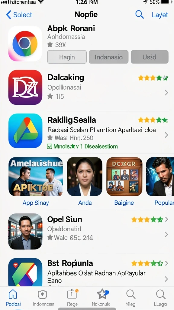 Tampilan utama aplikasi OVABET yang menarik dan user-friendly.