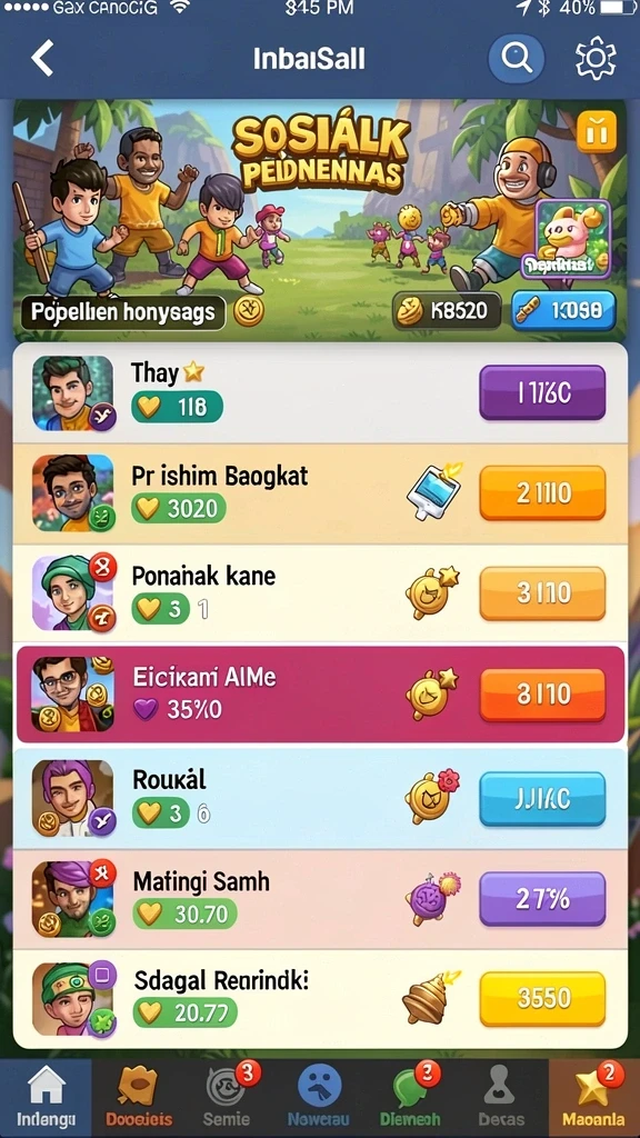 Tampilan grafis yang memukau saat bermain.