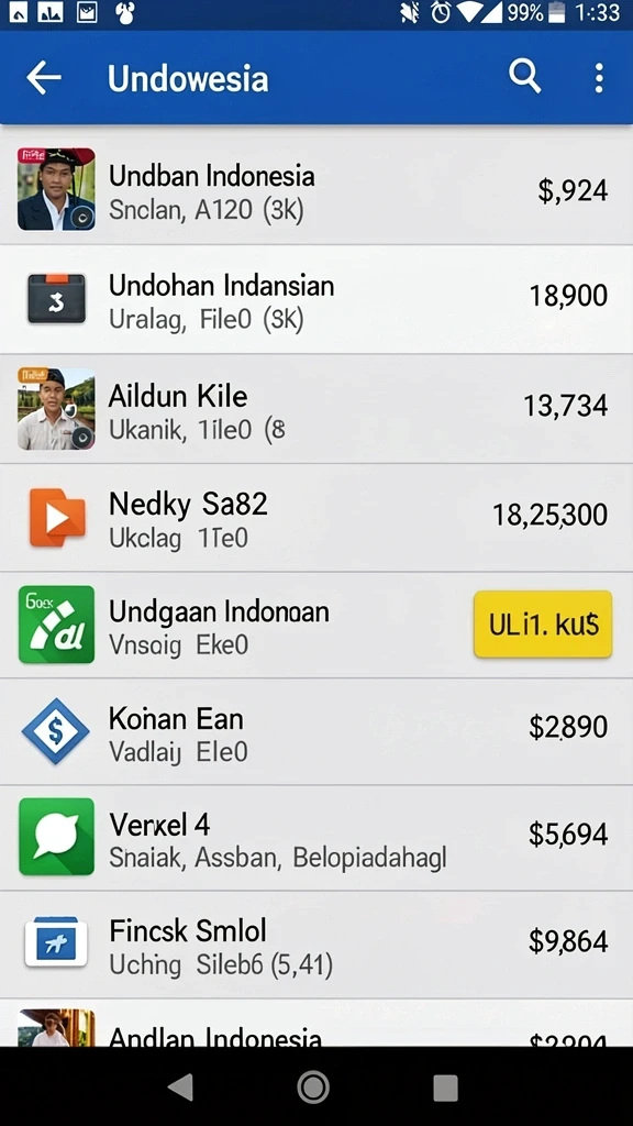 Karakter dengan fitur unik dan menarik.