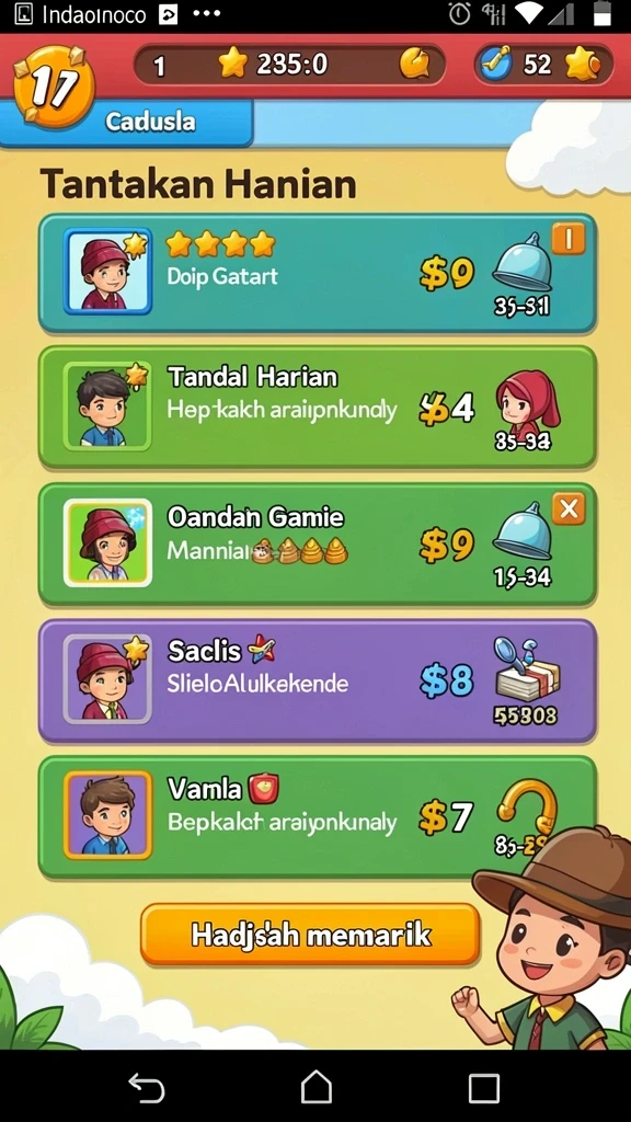 Tampilan antarmuka yang menarik dan mudah digunakan.