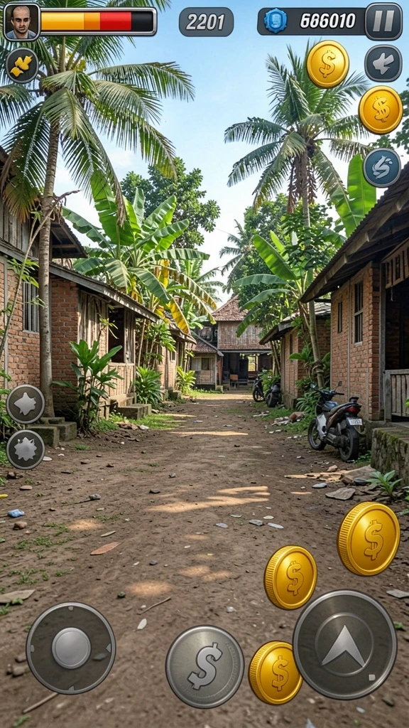 Tampilan menu awal yang menarik dan informatif.