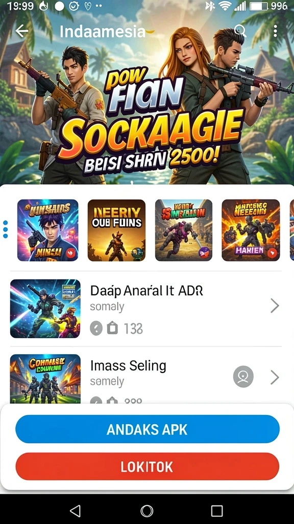 Tangkapan layar kedua menunjukkan mode multiplayer yang seru.