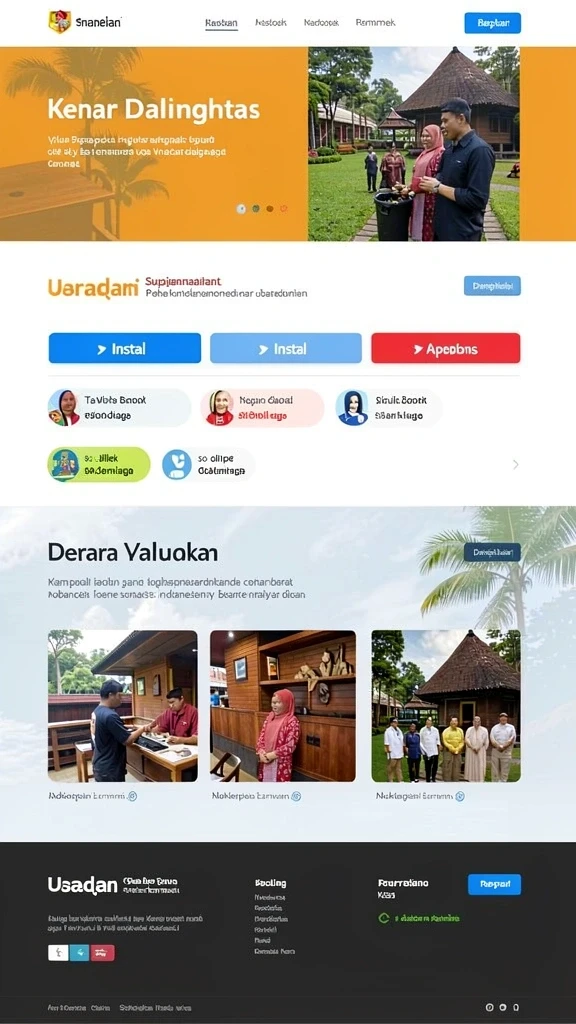 Tangkapan layar menunjukkan pilihan level yang beragam.