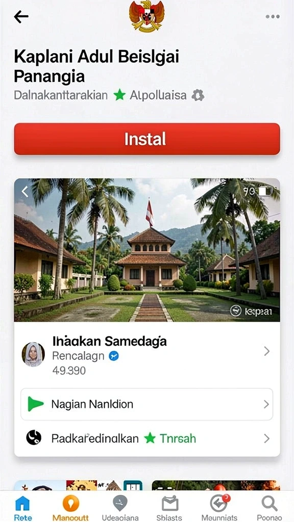 Tampilan antarmuka pengguna yang menarik dan interaktif.