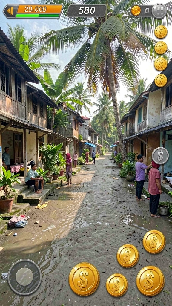 Setiap level menyajikan tantangan yang berbeda.