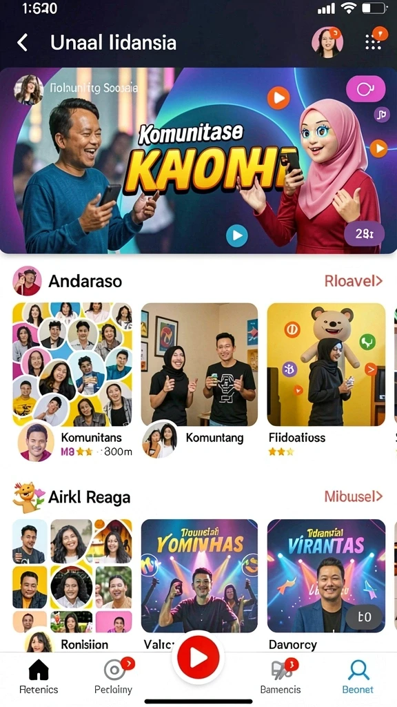Tampilan antarmuka yang ramah pengguna.