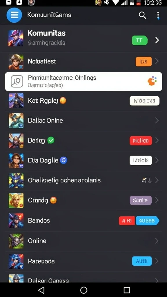 Karakter-karakter unik yang siap dimainkan.